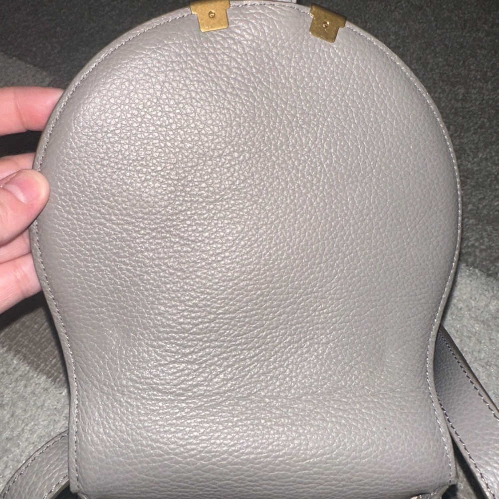 Gray Leather Women's Bag - Picture 9 of 9